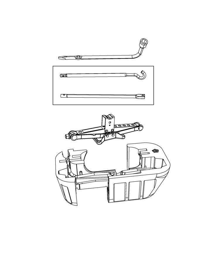 Diagram Jack Assembly And Tools. for your Dodge