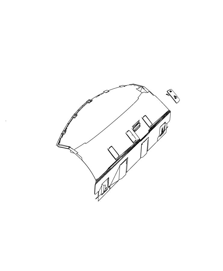 Diagram Rear Shelf Panel. for your 2007 Chrysler 300   