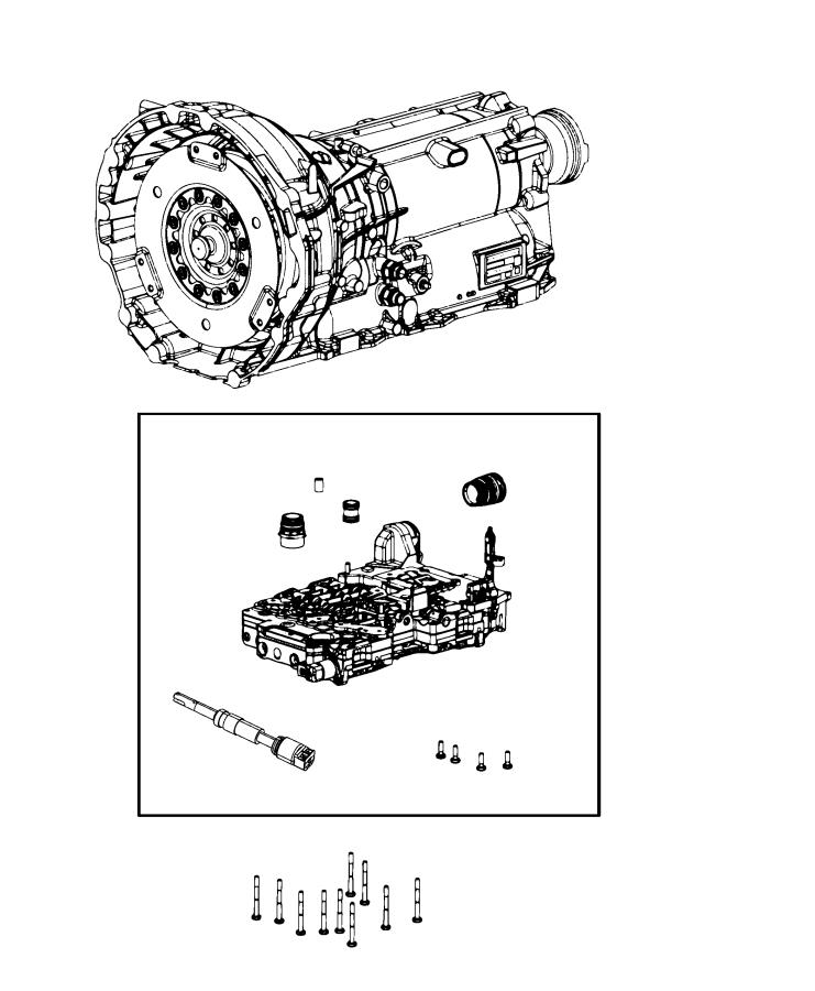 Diagram Valve Body And Related Parts. for your 2010 Dodge Dakota   