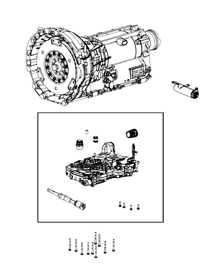 Diagram Valve Body And Related Parts. for your 2024 Jeep Gladiator Rubicon  