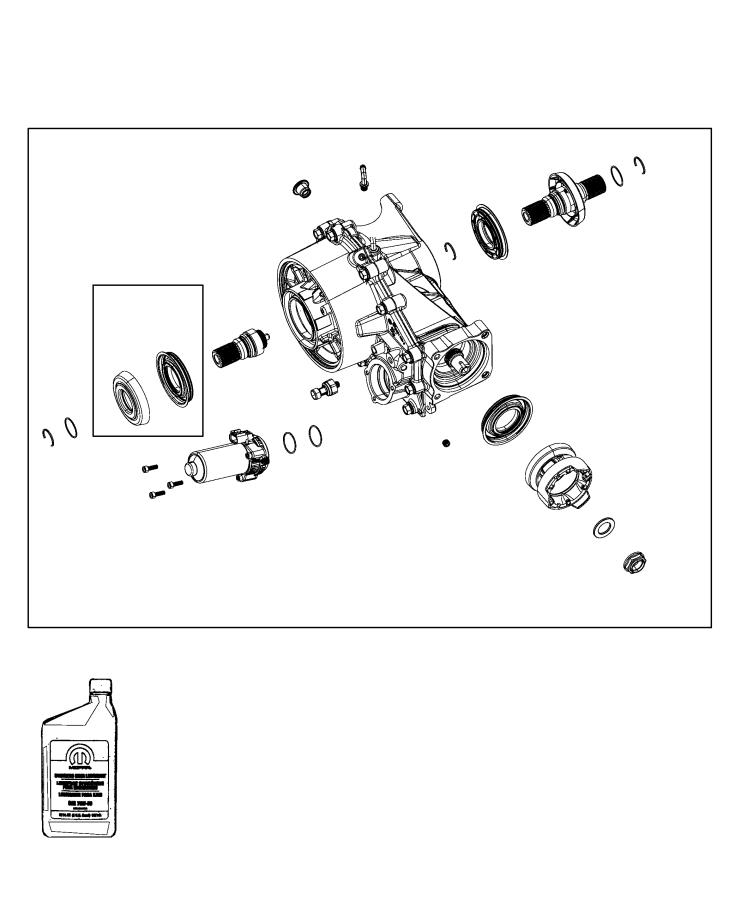 Diagram Differential Assembly, Rear. for your Chrysler