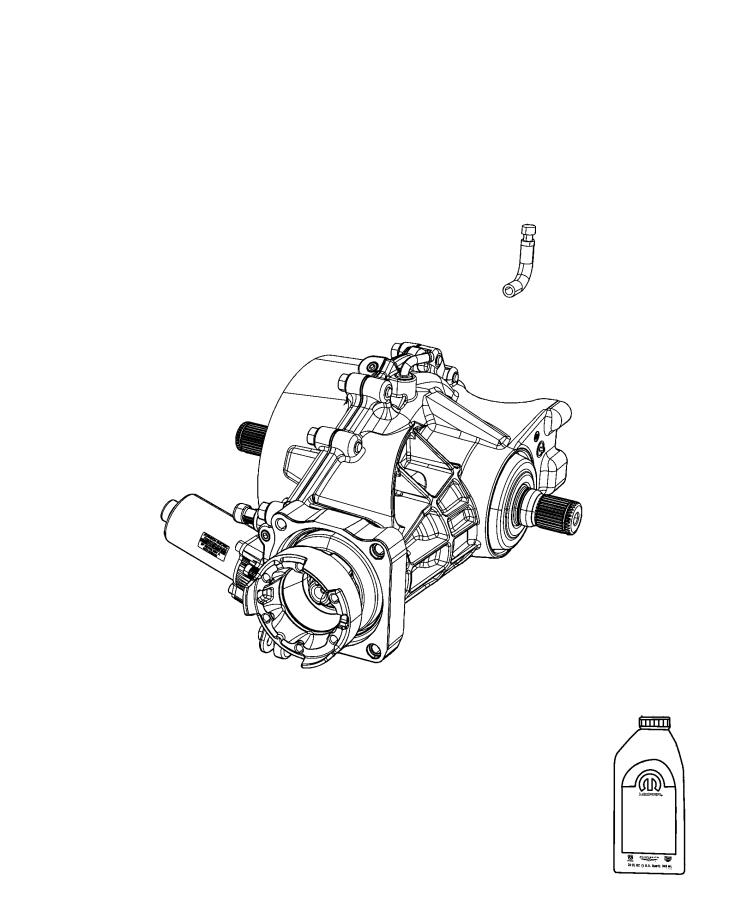 Diagram Axle Assembly, Rear. for your Chrysler 300  M