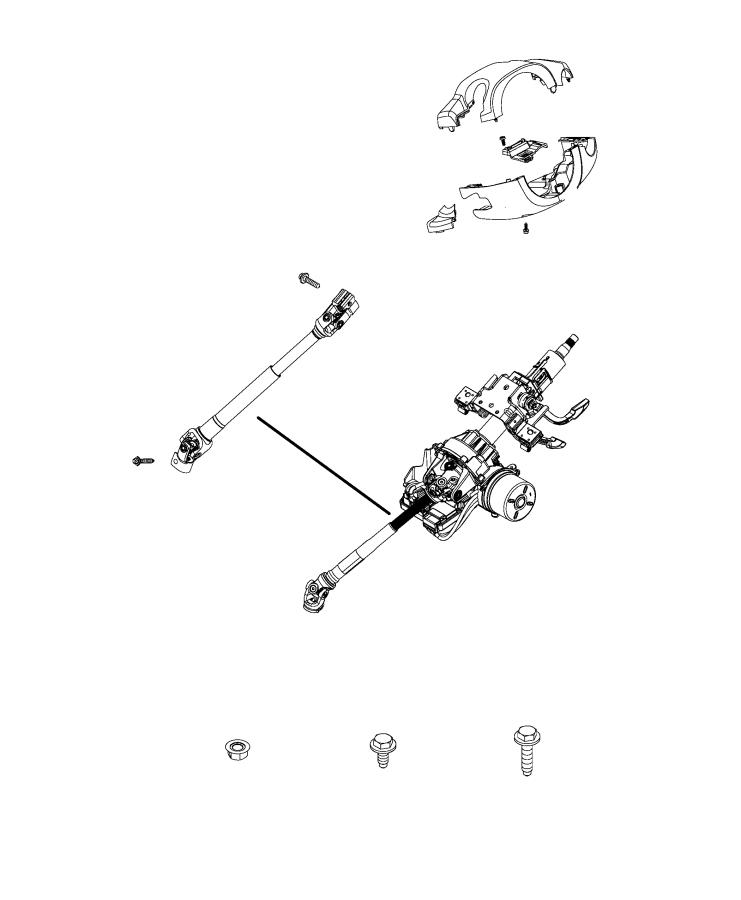 Diagram Steering Column. for your Jeep Renegade  