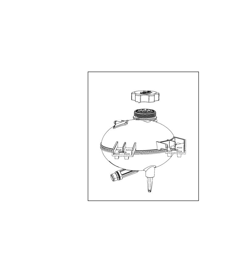 Diagram Coolant Recovery Bottle. for your 2002 Chrysler 300  M 