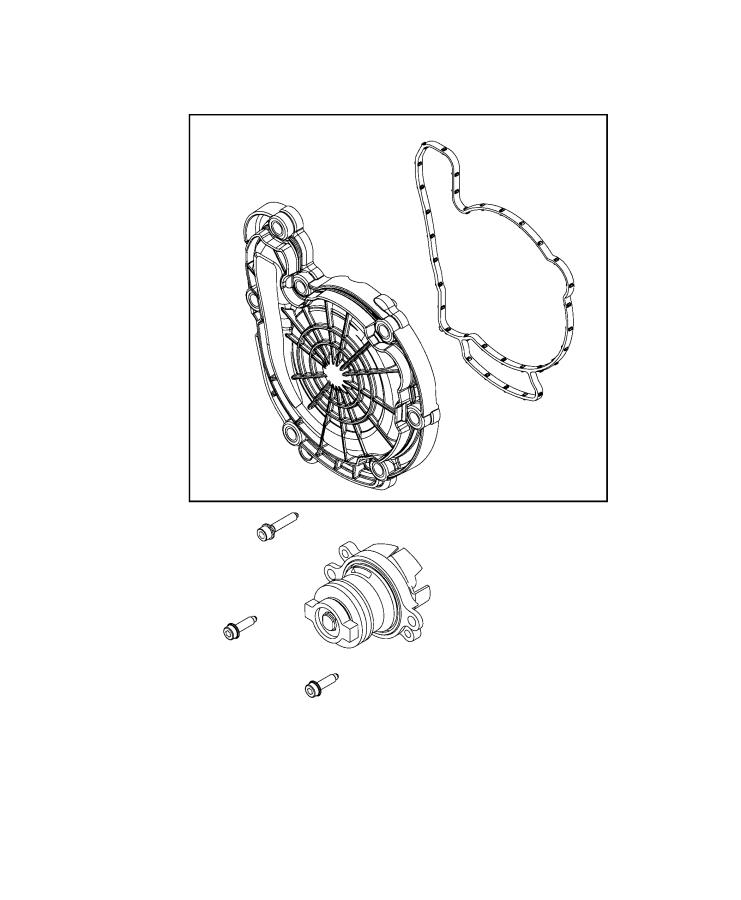 Diagram Water Pump and Related Part, 1.3L [1.3L I4 Turbo MAir DI Engine w/ESS]. for your Chrysler 300  M