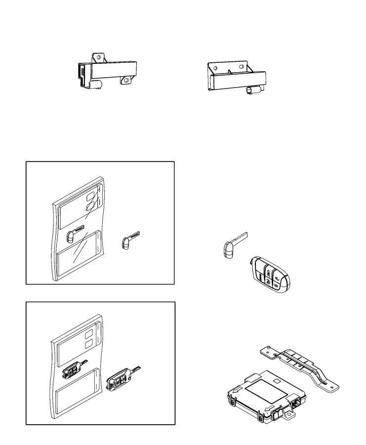 Diagram Modules, Passive Entry, Keys, And Key FOBs. for your 2011 Jeep Grand Cherokee 5.7L V8 4X4  