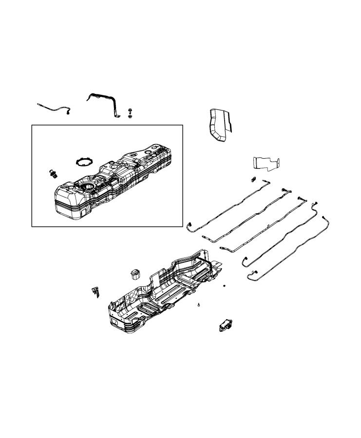 Diagram Fuel Tank and Related Parts. for your 2022 Jeep Renegade   