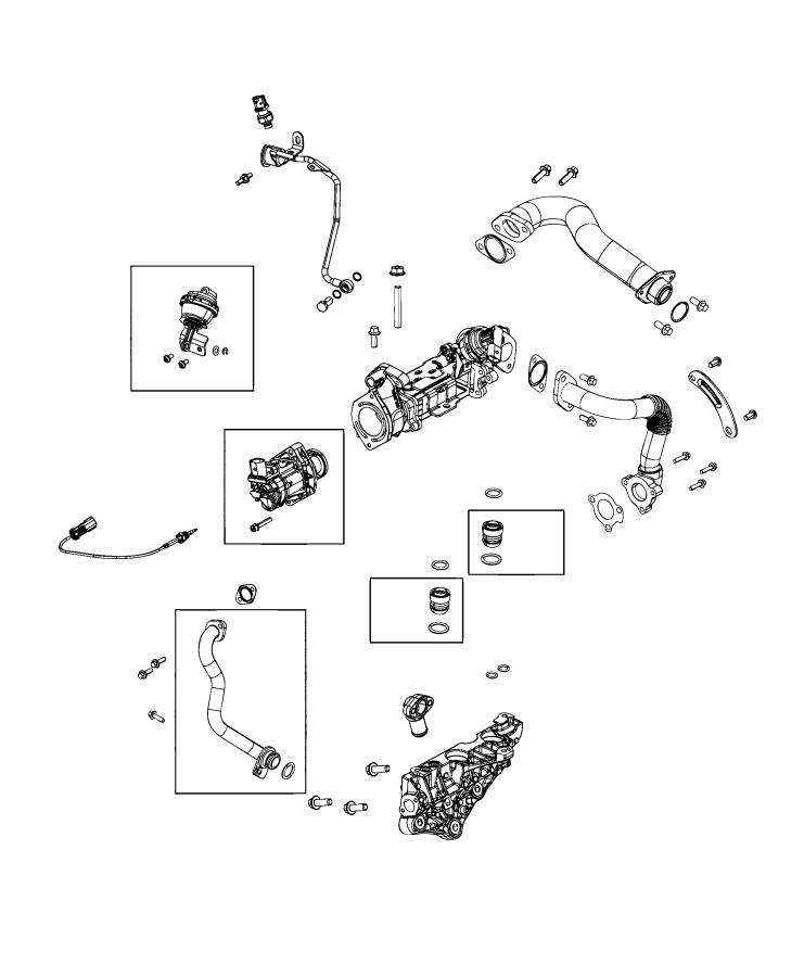 Diagram EGR System. for your Jeep Wrangler  