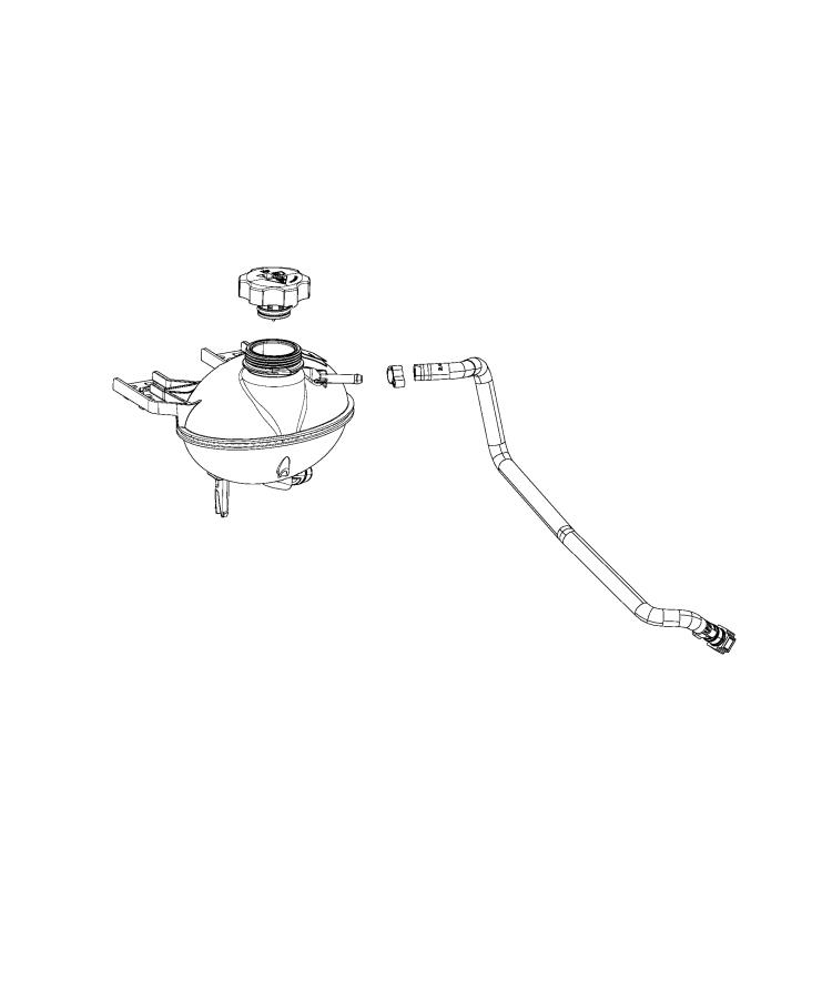 Coolant Recovery Bottle. Diagram