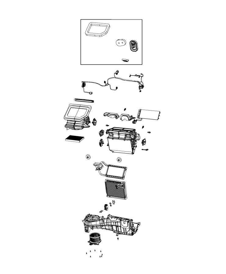 Diagram A/C and Heater Unit. for your Chrysler 300  M