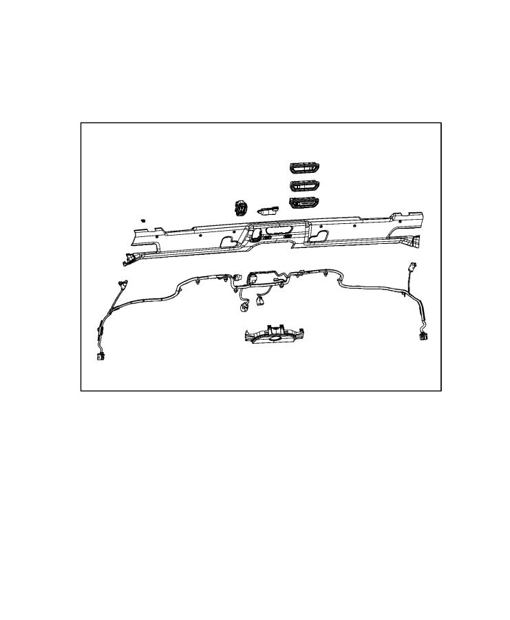 Diagram Interior Moldings And Pillars. for your Jeep Wrangler  