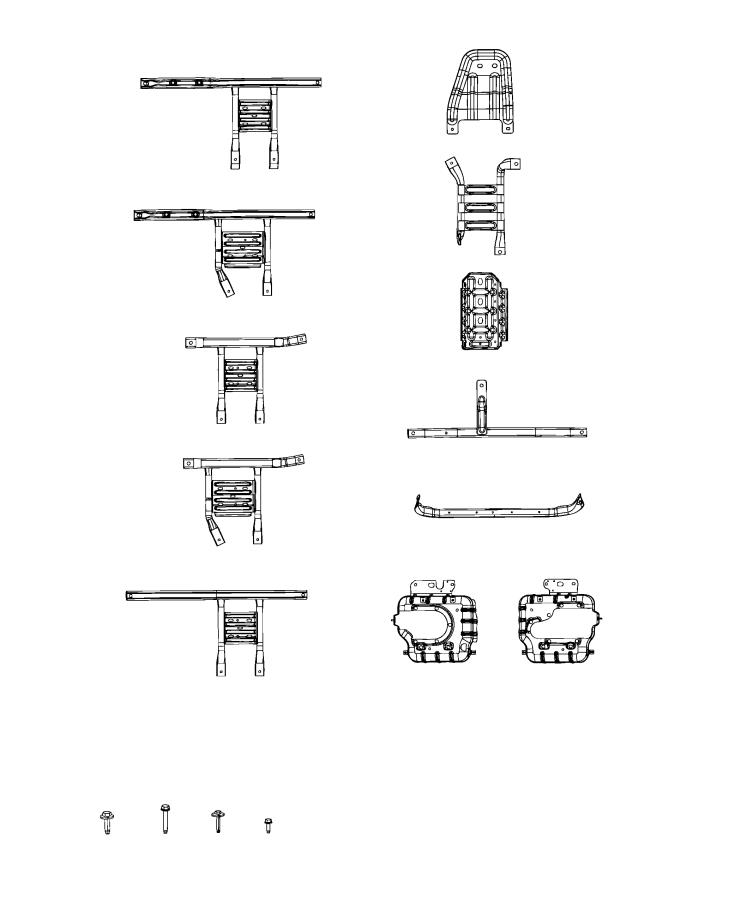 Diagram Skid Plates. for your 2004 Chrysler 300  M 