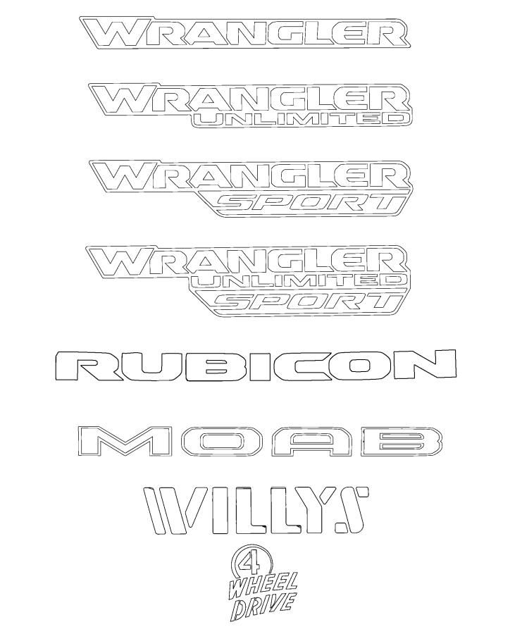 Diagram Decals and Tape Stripes. for your 2000 Chrysler 300  M 