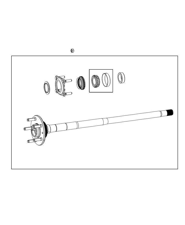 Axle Shafts, Rear. Diagram