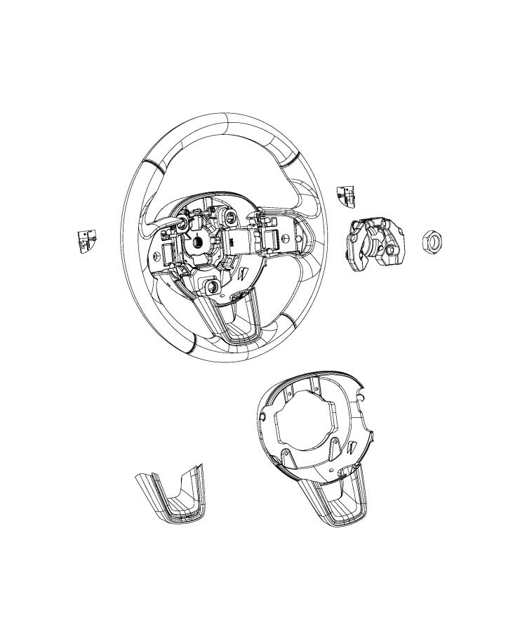 Diagram Steering Wheel Assembly. for your 2010 Jeep Liberty   