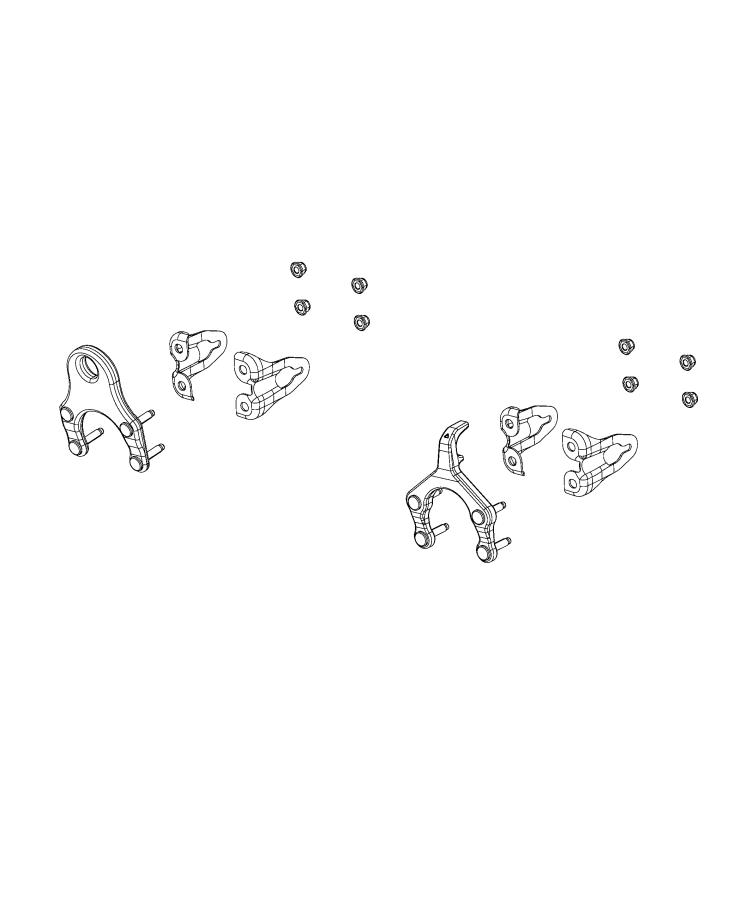 Tow Hooks, Front. Diagram