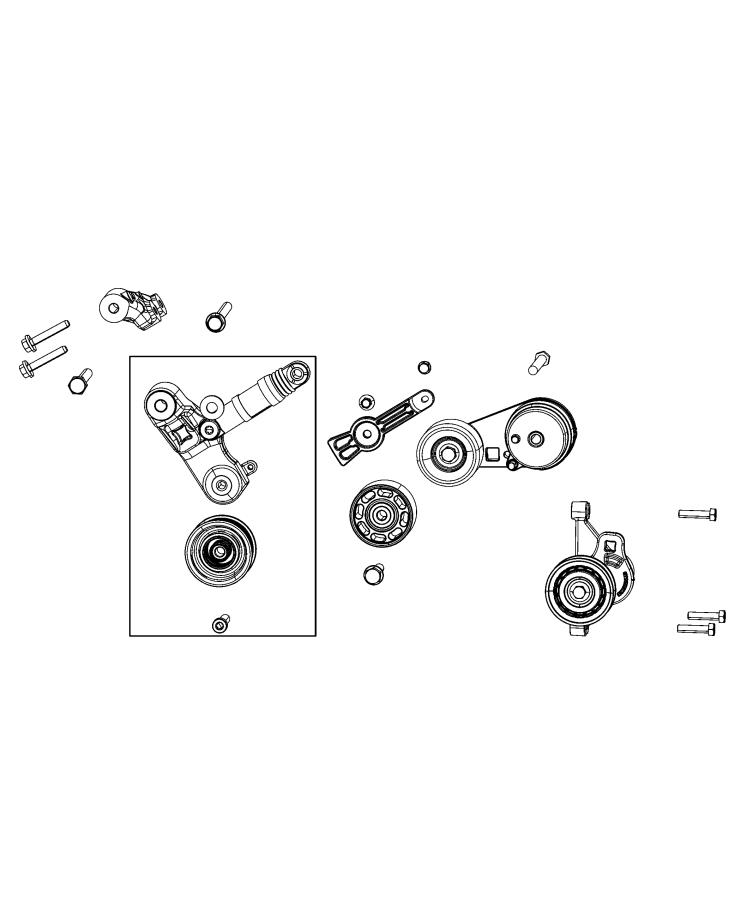 Jeep Wrangler Pulley Idler Pulleys Related St 05281596aa Myrtle