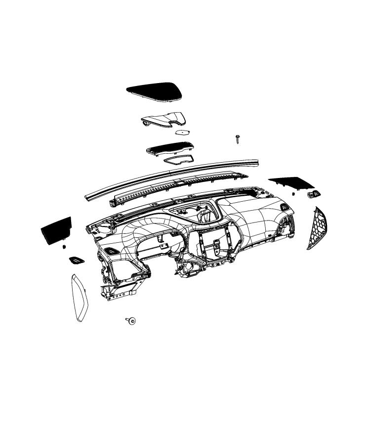 Diagram Instrument Panel and Structure. for your Jeep Cherokee  