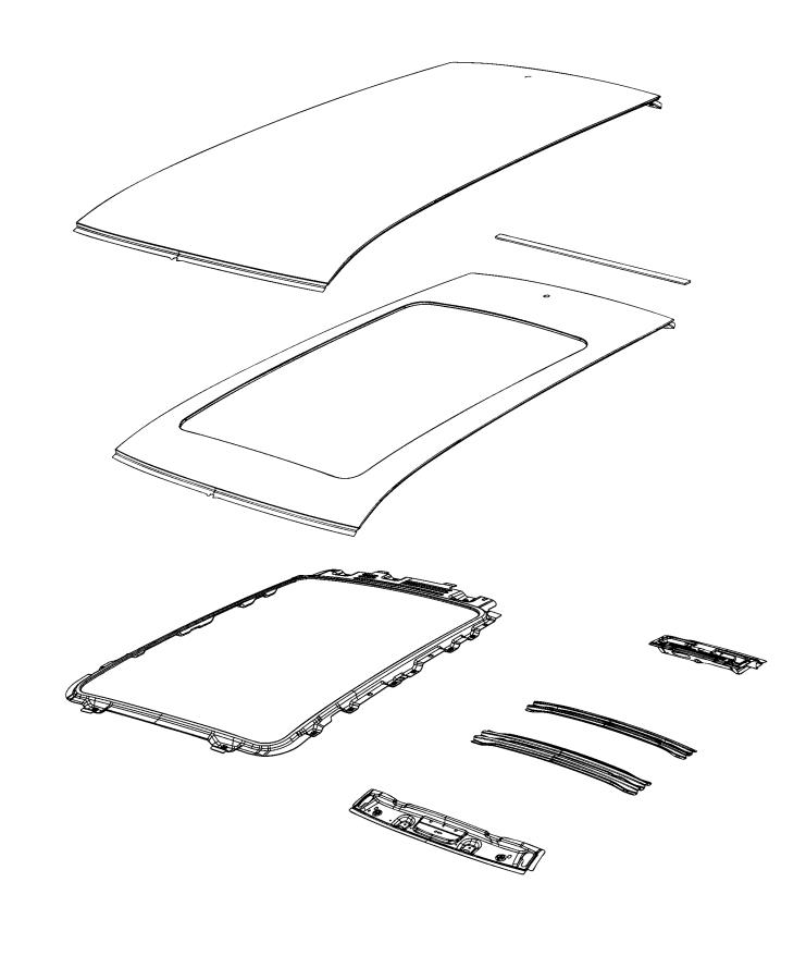 Diagram Roof Panel. for your Jeep Cherokee  