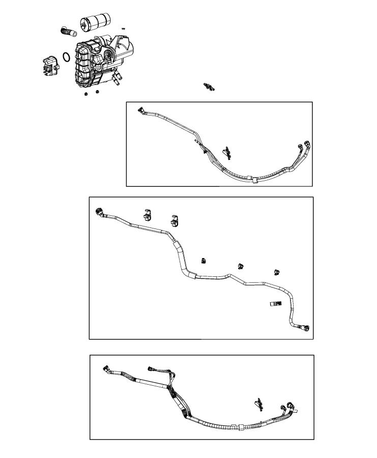 Diagram Vacuum Canister and Leak Detection Pump. for your Jeep Cherokee  