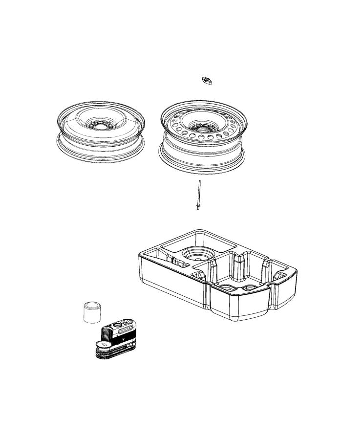 Spare Wheel Stowage. Diagram