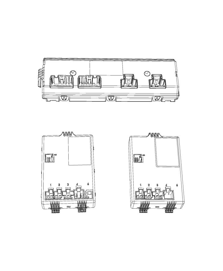 Diagram Modules, Body. for your 2003 Chrysler 300  M 