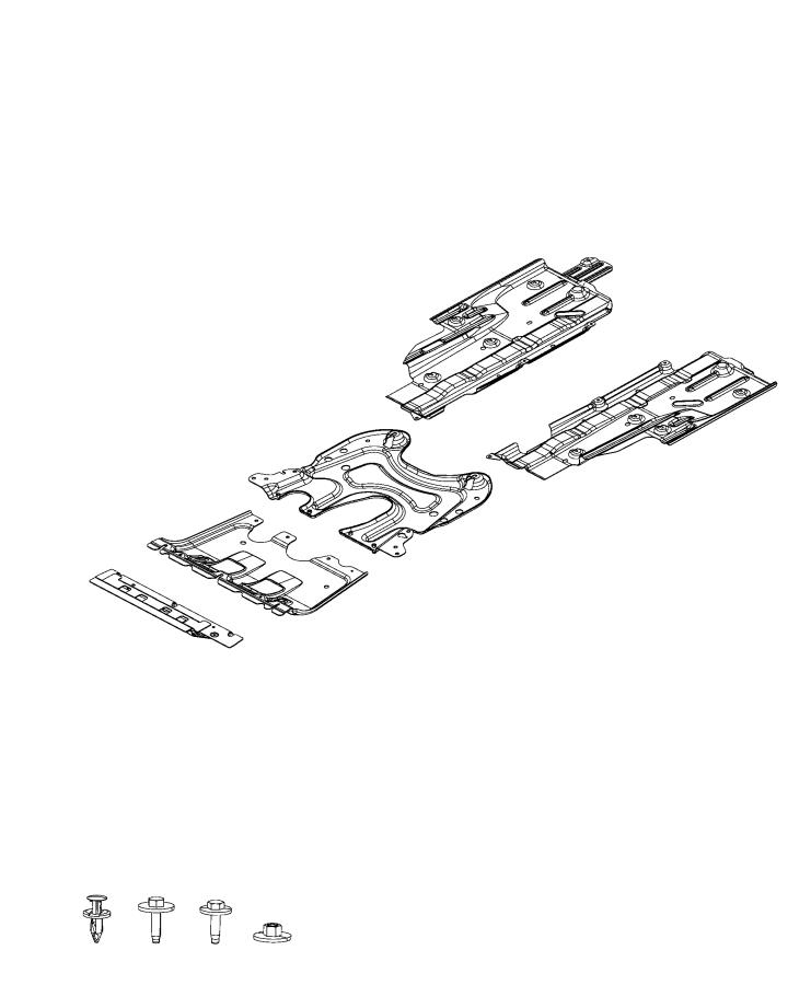 Diagram Underbody Shields and Plates. for your Fiat