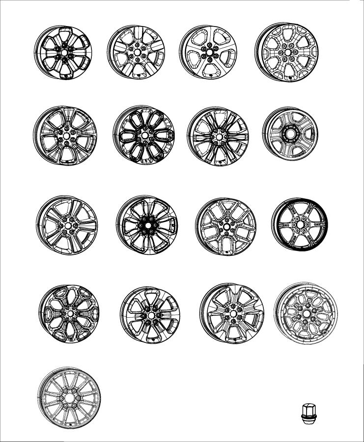 Wheels and Hardware. Diagram