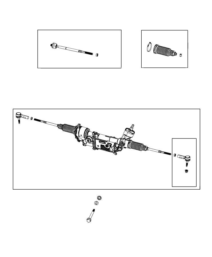 Diagram Gear Rack and Pinion. for your 2001 Chrysler 300  M 