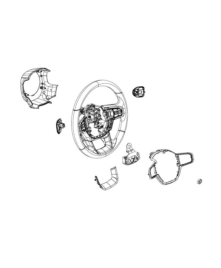 Diagram Steering Wheel Assembly. for your 2020 Ram 1500   