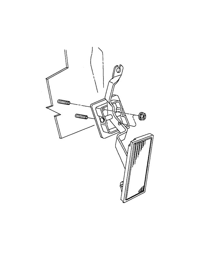Full size assembly image of Accelerator Pedal and Related Parts. (1/1)