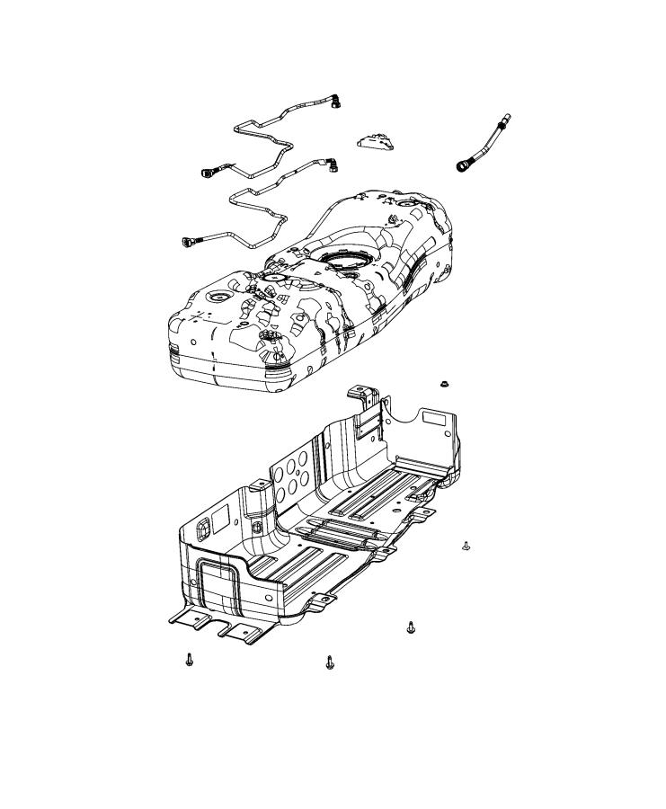 Diagram Fuel Tank and Related Parts. for your Jeep Gladiator  