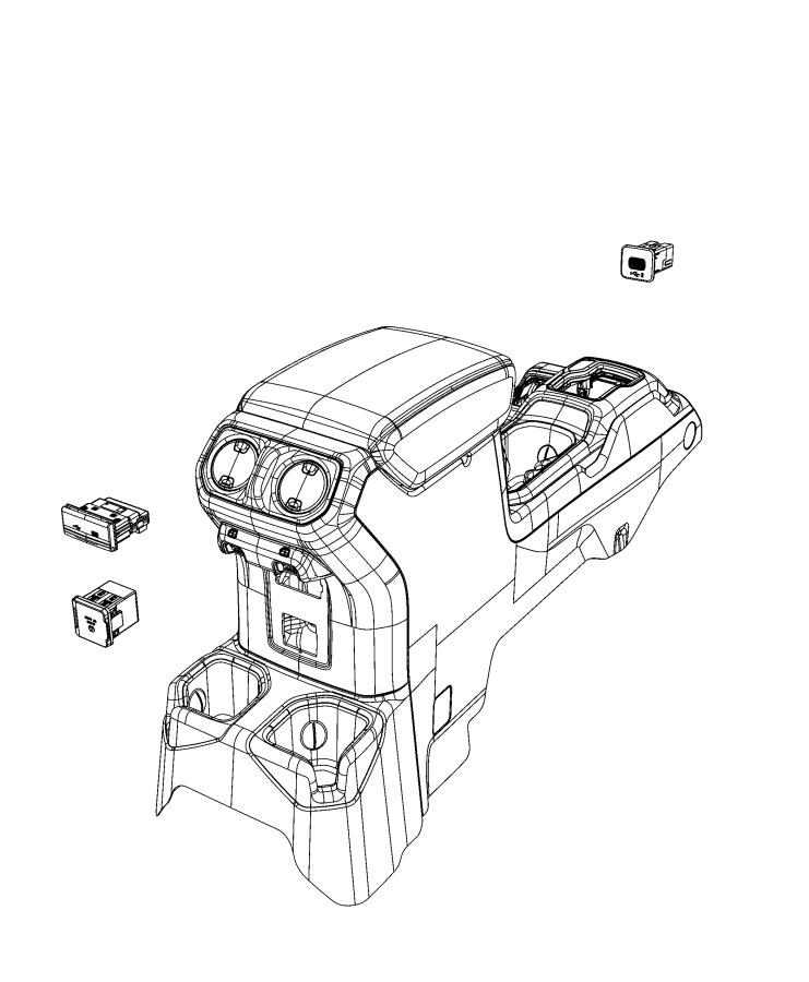 Diagram Power Inverter Outlet. for your 2024 Jeep Gladiator   