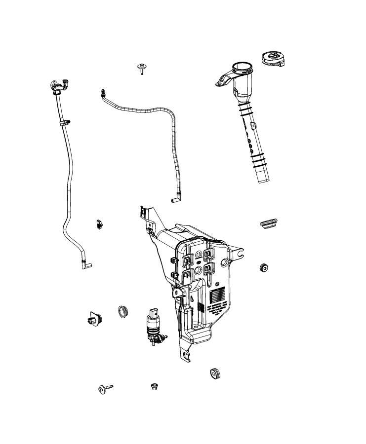 Diagram Sensors, Lamps and Windshield Washer. for your 2001 Chrysler 300  M 