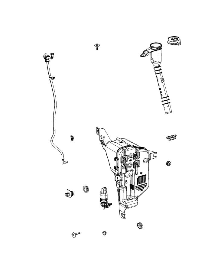 Diagram Sensors, Lamps and Windshield Washer. for your 2001 Chrysler 300  M 