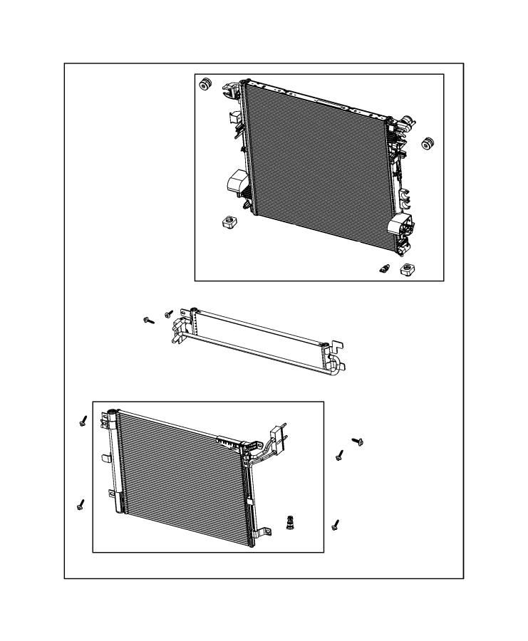 Diagram Radiator and Related Parts. for your Fiat