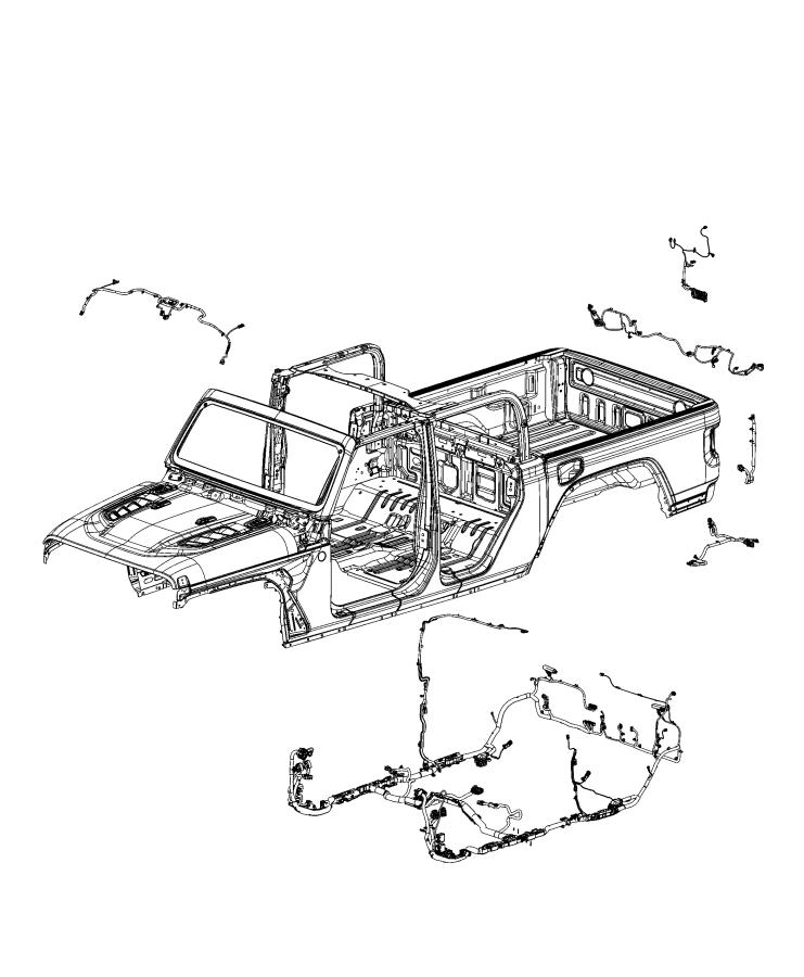 Diagram Wiring, Body. for your Jeep Gladiator  