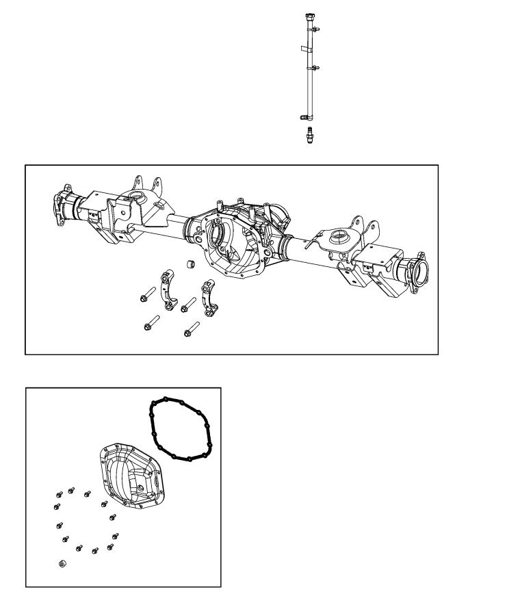 Axle Housing and Vent, Rear. Diagram