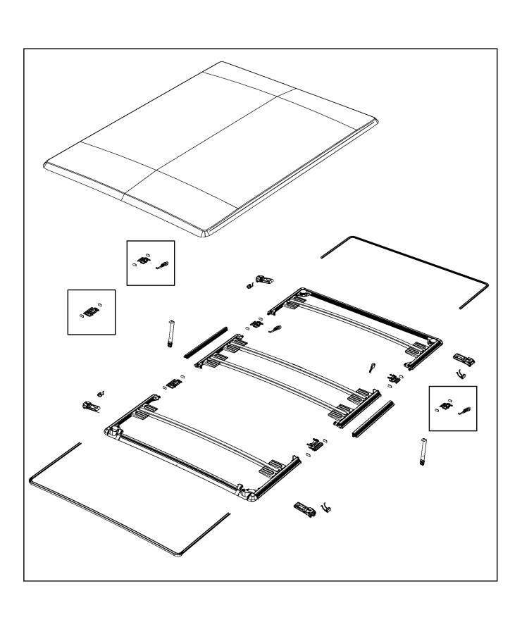 Diagram Tonneau Cover. for your Ram 1500  