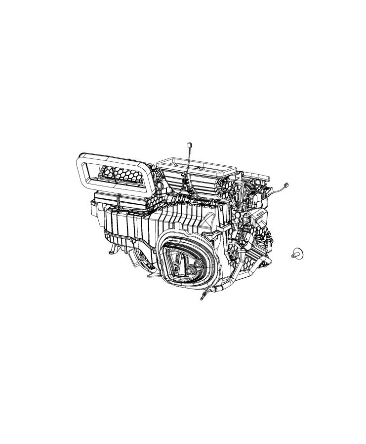 A/C and Heater Unit. Diagram