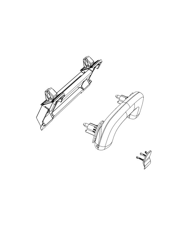 Diagram Coat Hooks and Pull Handles. for your 2009 Dodge Ram 1500 SLT REG CAB 8 FT BOX 5.7L Hemi V8 A/T 4X2 