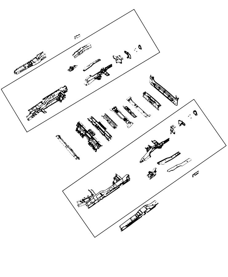 Diagram Floor Pan. for your 2000 Chrysler 300  M 