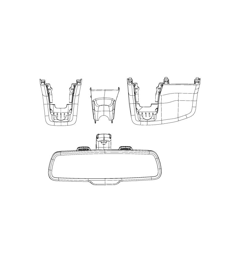 Diagram Mirror, Inside Rearview. for your 2000 Chrysler 300 M  