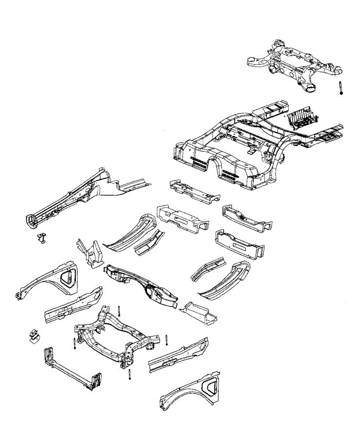 Diagram Frame, Complete. for your Dodge Charger  