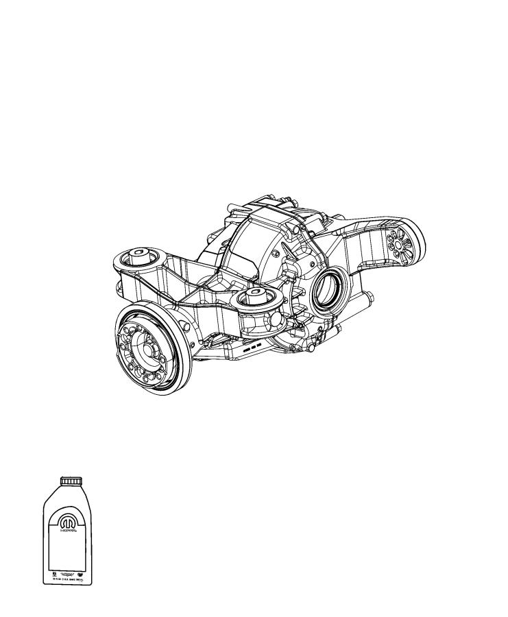 Diagram Axle Assembly, Rear. for your Chrysler