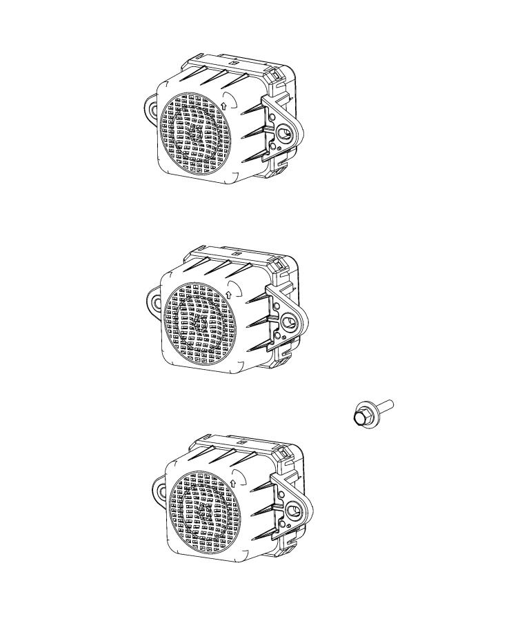 Diagram Pedestrian Alert Speaker. for your Chrysler