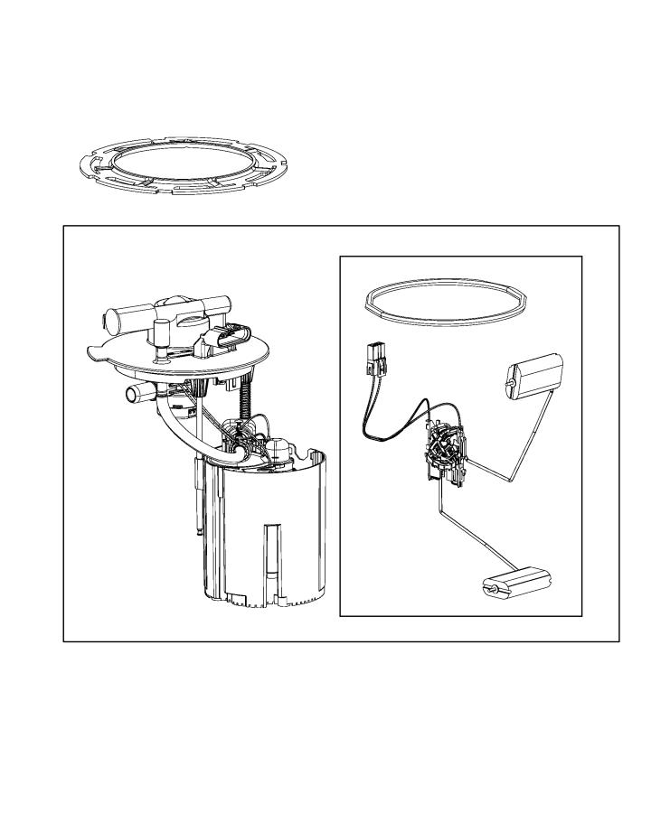 Diagram Fuel Pump Module. for your 2003 Chrysler 300 M  