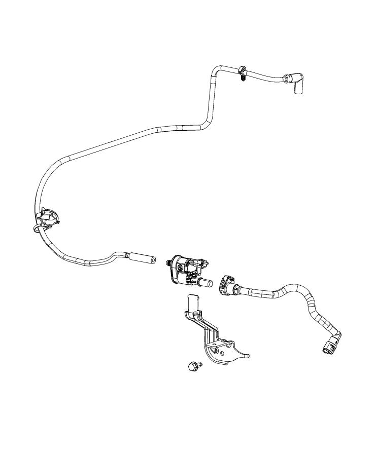Diagram Emission Control Vacuum Harness. for your Dodge Charger  