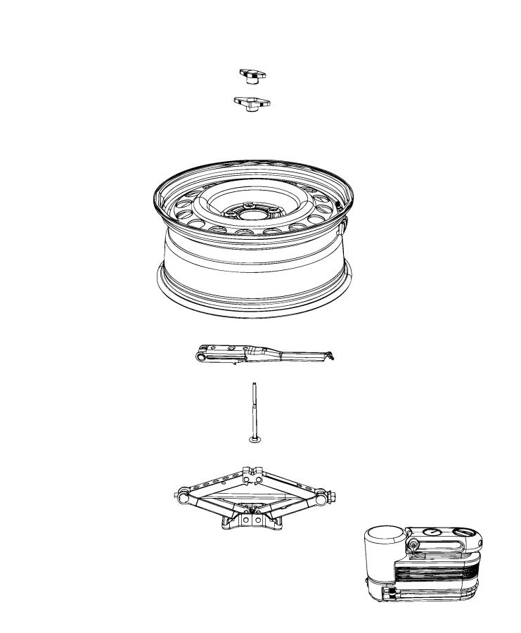 Jack Mounting Hardware. Diagram