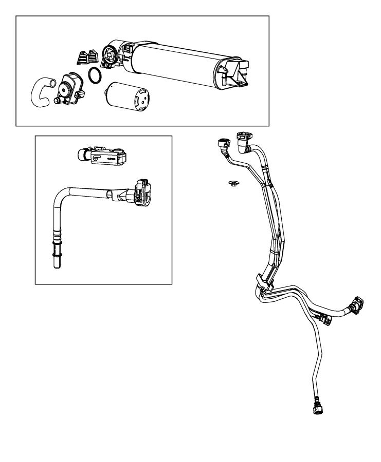 Diagram Vacuum Canister and Leak Detection Pump. for your 2009 Dodge SPRINTER 3500   